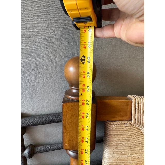 Queen Size Woven Rush Headboard For Sale - Image 16 of 18