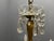 Italian Brass Crystal Chandelier, 1950s For Sale - Image 10 of 16