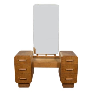 Art Deco Dressing Table, Former Czechoslovakia, 1950s For Sale