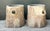 Handcrafted Faux Bois Cement Planters - A Pair For Sale - Image 9 of 18
