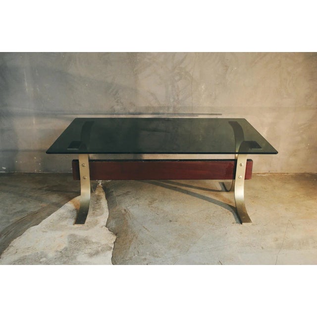Coffee Table late sixties production formanova This piece is attributed to the mentioned designer/maker. It has no...
