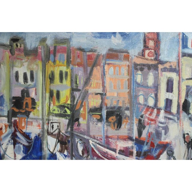 Maurice Empi, Saint Tropez, 1970s, Oil Painting on Canvas, Framed For Sale - Image 8 of 18