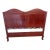 Vintage Chinese Carved Rosewood Full Size Headboard With Metal Bed Frame For Sale
