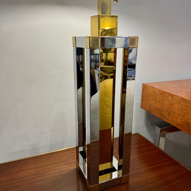 1980s Stephane Davits Modernist Table Lamp For Sale In New York - Image 6 of 11