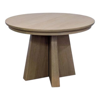 Nycola Extendable Oval Dining Table by Lulu & Georgia For Sale