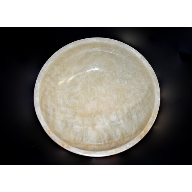 Large Natural Onyx Bowl For Sale - Image 4 of 12