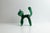 A Vetro Verde glass cat sculpture by Toso et Bagnoli, hand-crafted in the Empoli region of Italy during the 1950s....
