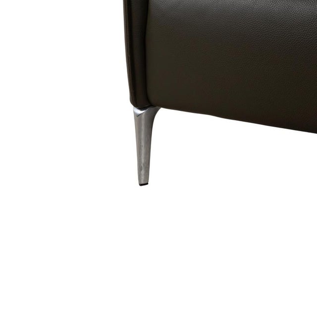 Animal Skin Mayon 3-Seater and 2-Seater Sofas in Dark Green Leather from Leolux, Set of 2 For Sale - Image 7 of 18