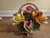 White Vintage Capodimonte Italy Porcelain Rose Flower Basket Crown N Original Tag For Sale - Image 8 of 10