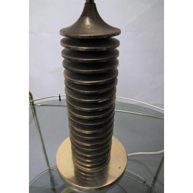 Mid-Century Modern Vintage Table Lamp in Brass, 1970s For Sale - Image 3 of 10