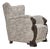 Vintage Danish Lounge Chair in Furniture Jacquard Fabric, 1960s For Sale