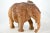 African Hand Carved Wood Elephant For Sale - Image 3 of 9