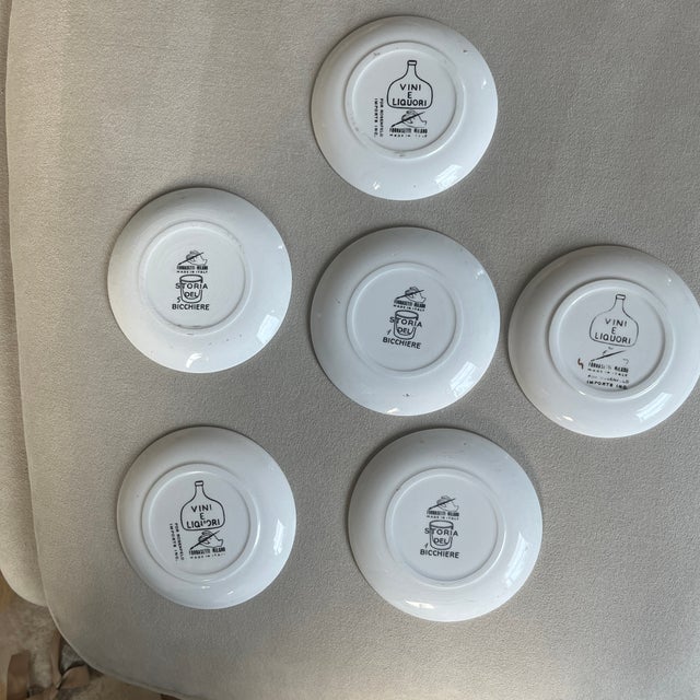 These are a set of six in excellent condition but vintage