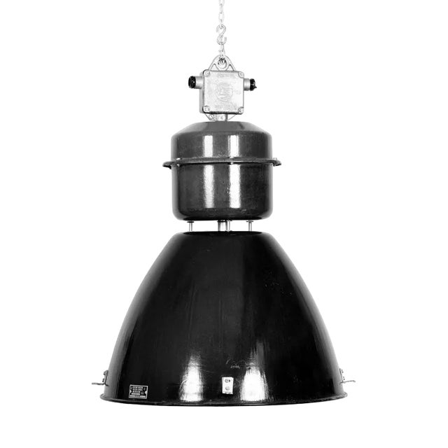 Industrial Enamel Pendant Lamp from Elektrosvit, 1970 For Sale