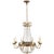 Paris Flea Market Medium Chandelier in Gilded Iron and Seeded Glass Designer: Chapman & Myers Canopy: 5.25" Round...