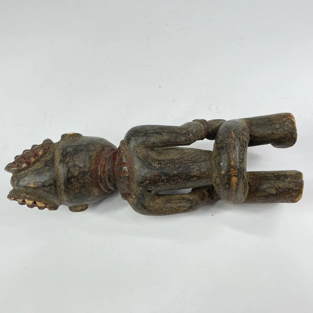 Early 20th Century Bamileke Carved Wood Figure Cameroon For Sale In Denver - Image 6 of 7