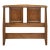 Mid Century Twin Size Wood Headboard For Sale
