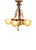 1930s Art Deco Slip Shade Chandelier by the Lincoln Manufacturing Company C. 1930's For Sale - Image 5 of 11