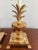 Pair Frederick Cooper Classic Modern Hollywood Regency Pineapple Polished Brass Table Lamps With Black Tole Shades For Sale - Image 10 of 18