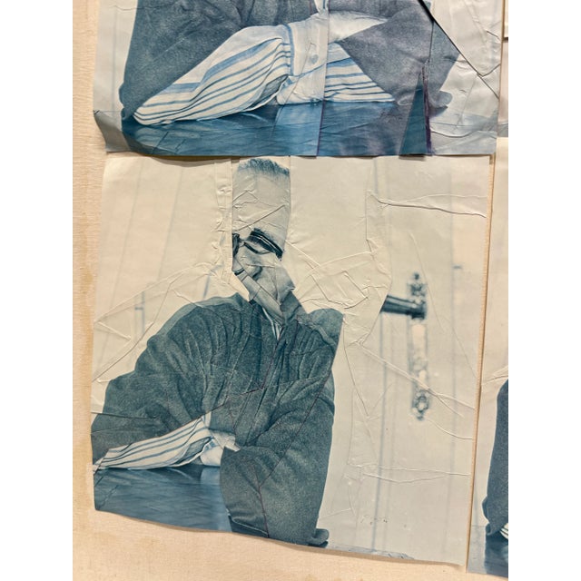 1970s Jiri Kolar Origami Self Portrait For Sale - Image 4 of 12