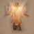 Barovier & Toso Pair of Gold Leaves Murano Glass Sconces For Sale - Image 4 of 9