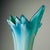 Vintage Large Green-Blue Murano Vase, Italy, 1970s For Sale - Image 17 of 18