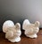 Mid-Century Modern White Napcoware Turkey Candleholder Thanksgiving Pair For Sale - Image 3 of 11