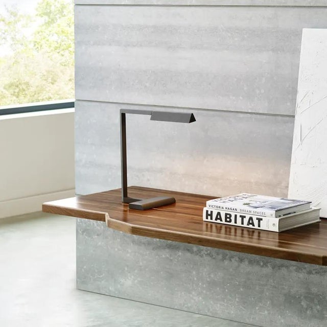 Visual Comfort Modern Dessau 16 Table Lamp LED Nightshade Black For Sale In Chicago - Image 6 of 7