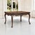 French Country Antique Liegeois Regence Style Carved Oak Parquet Draw Leaf Dining Table For Sale - Image 3 of 18