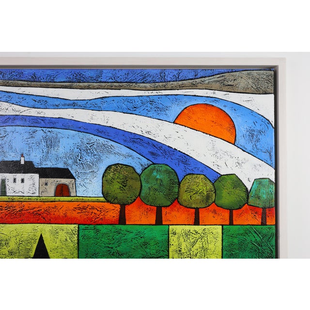 Marja Boekhout, Large Landscape, 2004, Oil on Canvas For Sale - Image 4 of 12