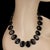Traditional Ajd 18 Inch Highly Polished Oval Onyx Tablet Necklace For Sale - Image 3 of 6