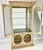 1980s Vintage Louis XV Regency Mediterranean Style Habersham Lighted Display Cabinet Hutch For Sale - Image 11 of 17