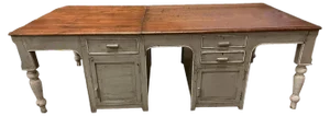 Large French Farmhouse Table, 1880s