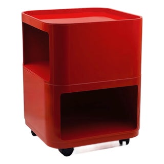 Red Square Components Storage Unit by Anna Castelli Ferrieri for Kartell, 1960s For Sale