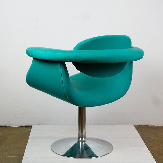 Green Captain's Chair attributed to Eero Aarnio for Asko, Finland, 1960s For Sale - Image 9 of 12