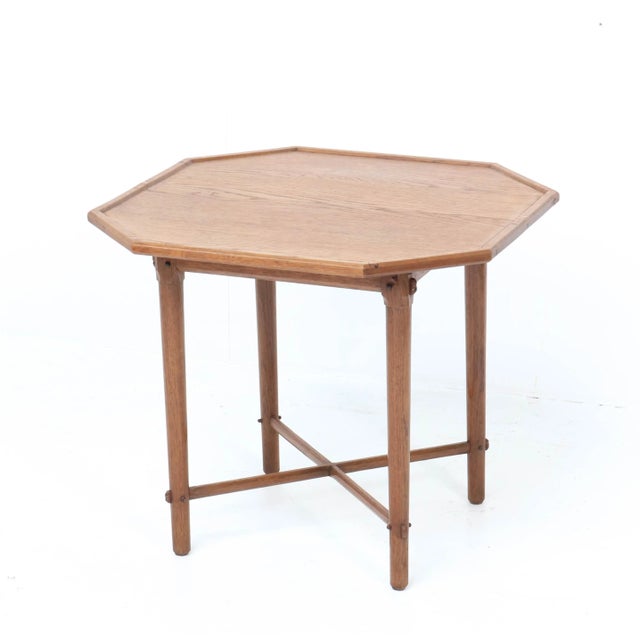 Arts & Crafts Oak Coffee Table by A. J. Kropholler, 1900s For Sale - Image 5 of 11