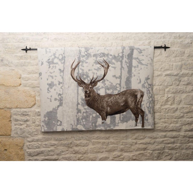 This beautiful tapestry is woven on a jacquard loom by skilled weavers, keeping alive the centuries old tradition of...