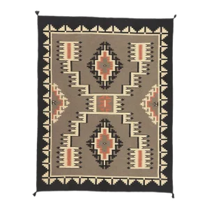 Southwestern Navajo-Style Rug With Storm Pattern - 09'00 X 11'07