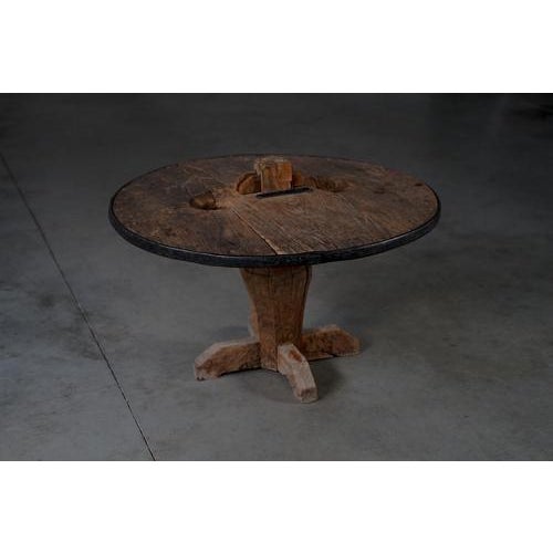 Antique Spanish Oak Side Table, 1900s For Sale - Image 6 of 8