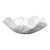 Peony Bowl, Large in White For Sale