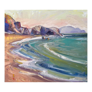 California Coastal Impressionism | Original Plein Air Oil Hartman