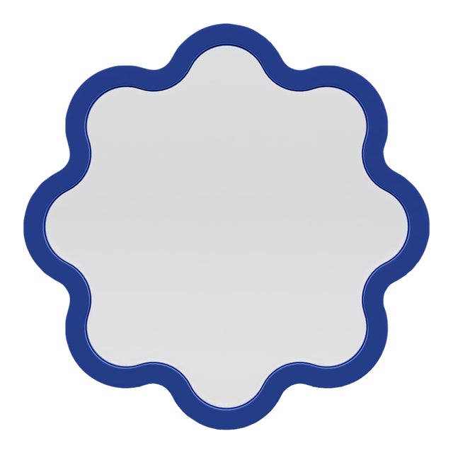 Hvyli Round 75 - Wall Wavy Mirror For Sale