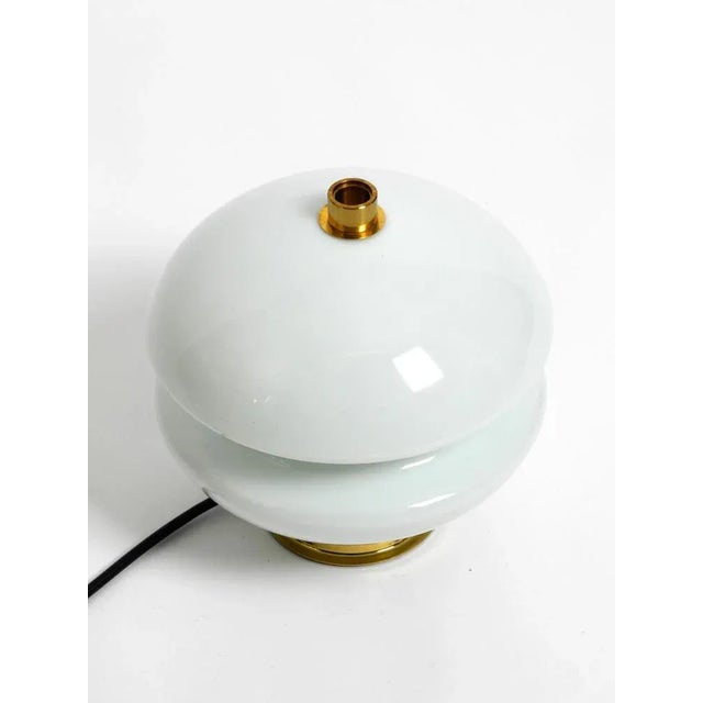 1950s Mid-Century Czech Glass Table Lamp For Sale - Image 5 of 12