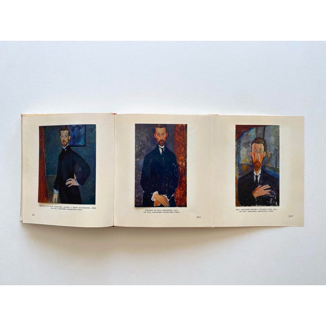 1950s Amedeo Modigliani Vintage 1958 First Edition Lithograph Print Mid Century Modernist Hardcover Art Book For Sale - Image 5 of 18