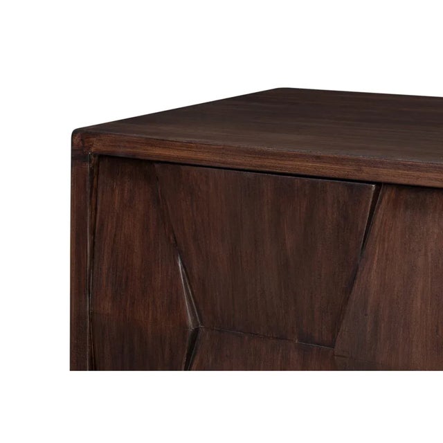 Brown Moderne Four-Door Buffet For Sale - Image 8 of 10