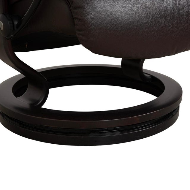 Animal Skin Voyager Leather Recliner Chair from Stressless For Sale - Image 7 of 17