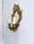 Mid-Century French Rococo Revival Brass Wall Mirror Sconce, 1950s For Sale - Image 11 of 16