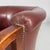 Austrian Burgundy Leather and Wood Tub Armchairs from Thonet, Early 1900s, Set of 2 For Sale - Image 9 of 18