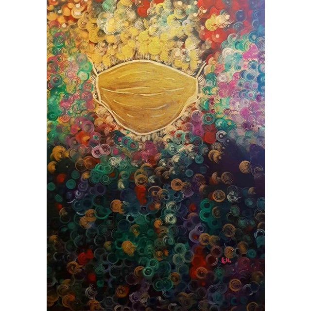 Lillo Sauto, Ansia, Acrylic on Canvas, 2016 For Sale