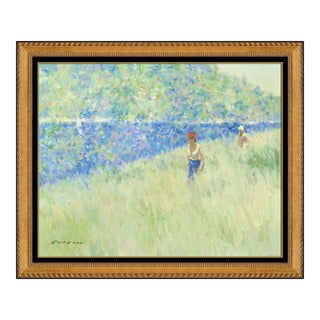 Mid 20th Century Walking Through Reeds, Andre Gisson For Sale